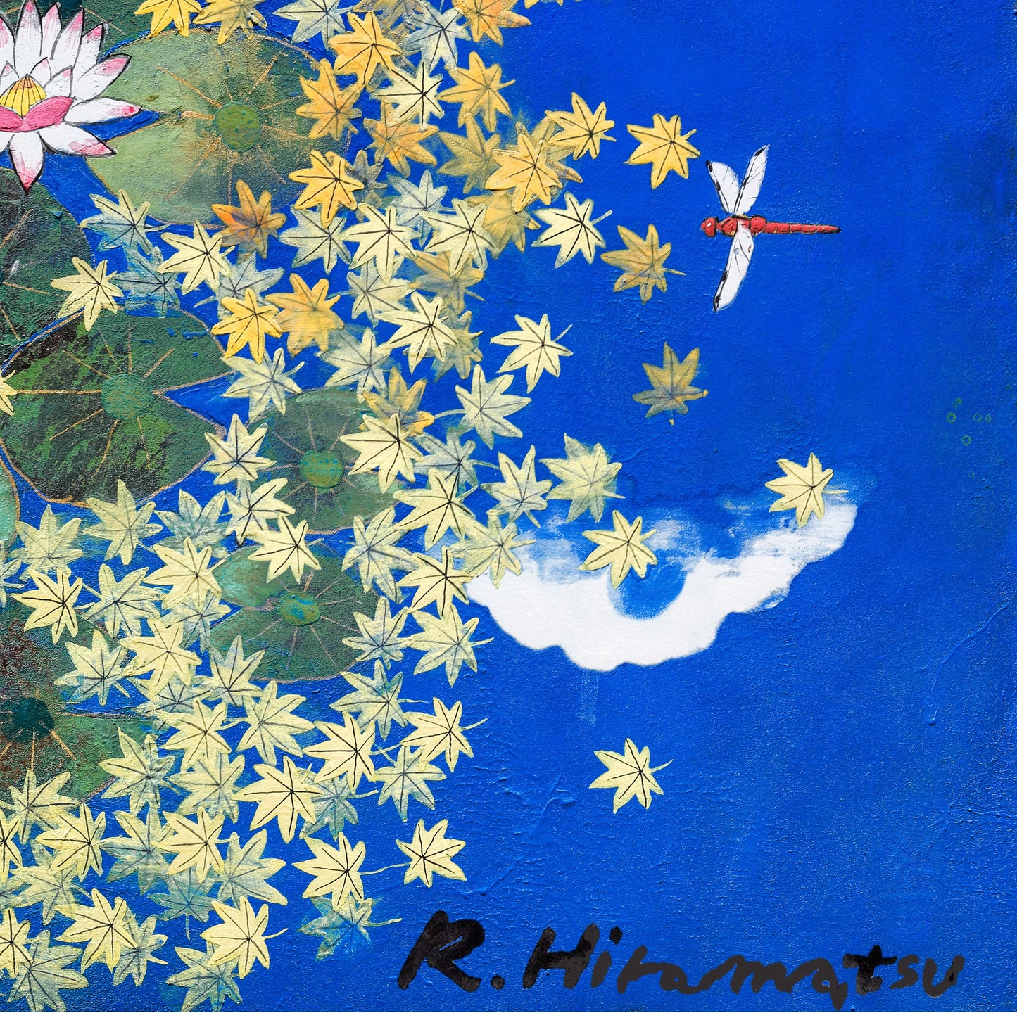 平松礼二「すいれん春秋図」(FGR)